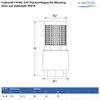 VARIOSAN Foot Valve 14146, 3/4 Inch Check Valve, Brass, Stainless
