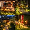 KOOPER Solar Pathway Lights Outdoor 8 Pack, 2X Bigger Solar
