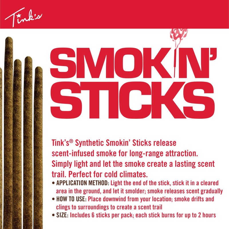 Tink's #69 Doe-in-Rut Doe Estrous Urine Smokin' Stick Deer Scent