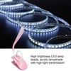 LED Desk Lamp 360° Adjustable Clip On USB Rechargeable Table