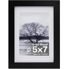 Egofine 5x7 Picture Frame Made of Solid Wood, Display Pictures