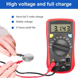 JOXIYECLTL CR1616 3V Lithium Batteries 1616 for Watches Calculators Remote Control Toy (6 PCS)