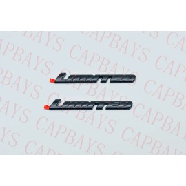 Toyota 2 x "LIMITED" BLACKOUT EMBLEM OVERLAYS  Fits 2022 TUNDRA  OEM TOYOTA