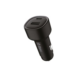ttec SmartCharger Duo PD 83W Araç Hızlı Şarj Aleti USB-C+USB-A Siyah