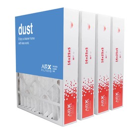 AIRx Filters 16x25x5 MERV 8 HVAC AC Furnace Air Filter Replacement for Honeywell FC100A1029 CF200A1008 CF200D1625, Dust 4-Pack, Made in the USA