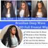 DaXunDi Deep Wave Lace Front Wigs Human Hair 13x6 Curly