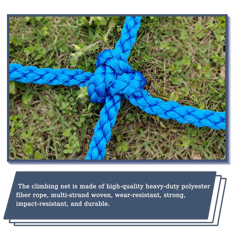 ANGRNMT Heavy-Duty Climbing Net with 6 Sizes - Perfect for
