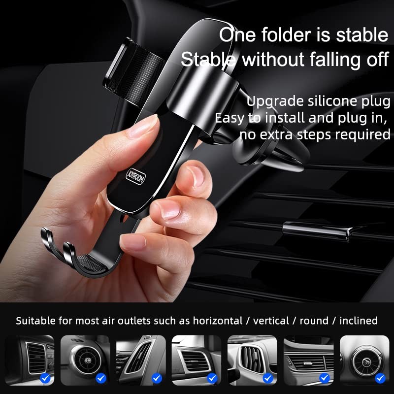 JOYROOM JR-ZS198 Guangying Series air Outlet Gravity Bracket Black
