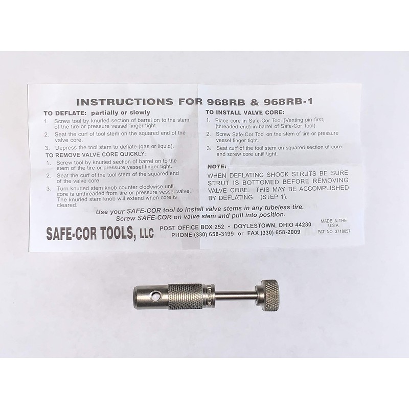 Safe-Cor 968RB Valve Stem Removal Tool