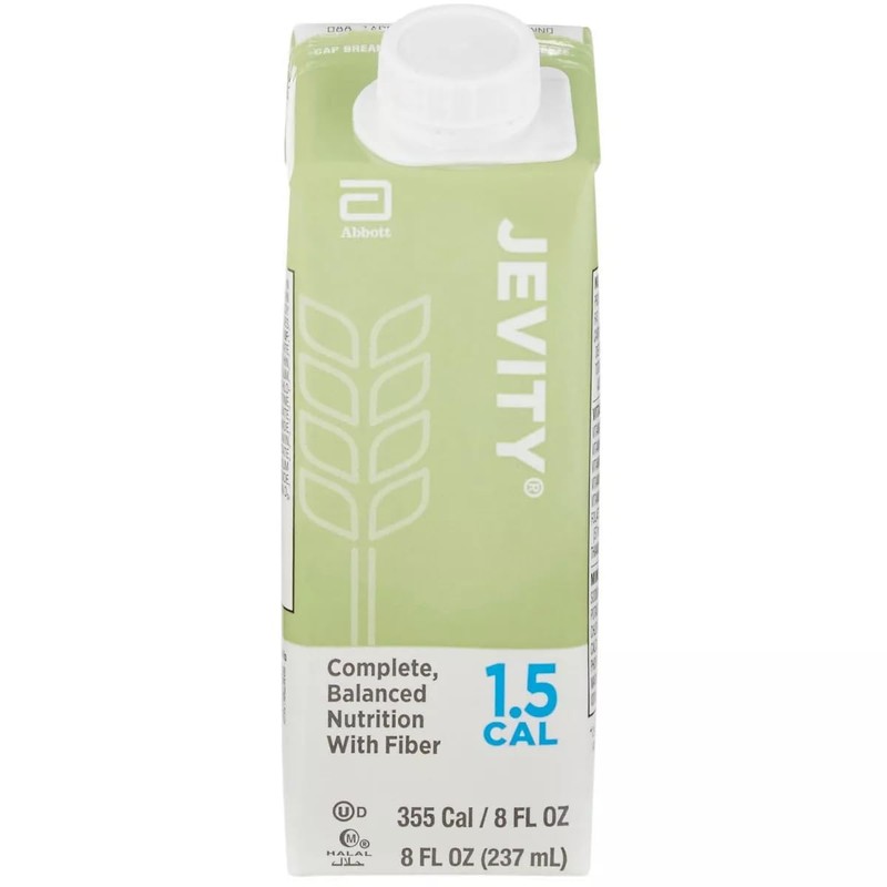 Jevity 1.5 Cal High Protein Nutrition with FOS, 8-Ounce Cartons