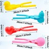 Pack of 4 Winter Snowball Maker, Snowball Clip, Snow Toy,