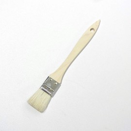 Hake City Special Price Brush Wooden Handle Gold Roll Rack, White Mountain Goat Hair, 0.9 inches (24 mm), 10 Sticks for Painting