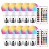 Yangcsl LED Light Bulbs 40W Equivalent, RGB Color Changing Light