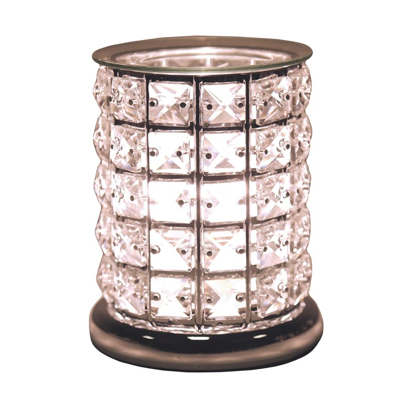 Aroma Accessories Electric Wax Melt Burner Touch On/Off Clear Crystal