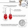 Austrian Crystal Teardrop Dangle Hook Earrings for Women 14K Gold