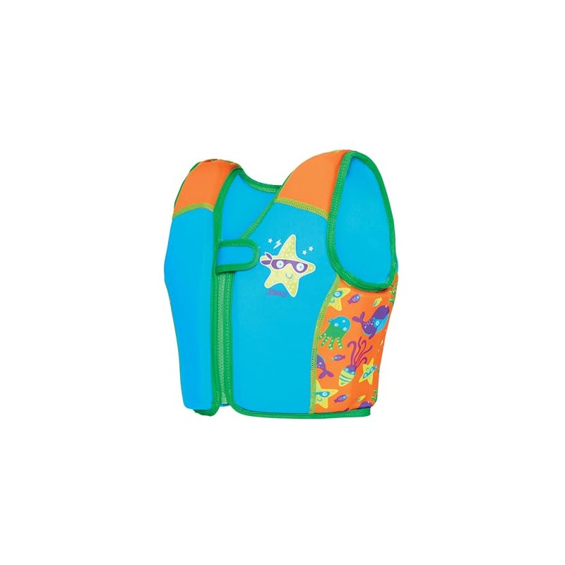 Zoggs Kids Swimsure Jacket Bright Blue/Orange, 2-3 Years/15-18 kg