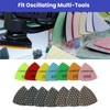 Diamond Triangle Polishing Pad, 80mm Resin Bond Hook and Loop