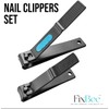 Fixbee Nail Clippers Set - Precision Toe Nail Clippers for