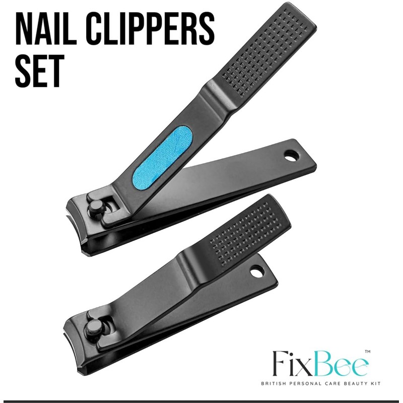 Fixbee Nail Clippers Set - Precision Toe Nail Clippers for