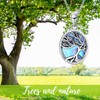 YAFEINI Tree of Life Locket Necklace Sterling Silver That Holds