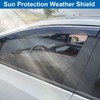 Fullux Rainguards Compatible with 2003-2007 Accord Rain Guards for Car