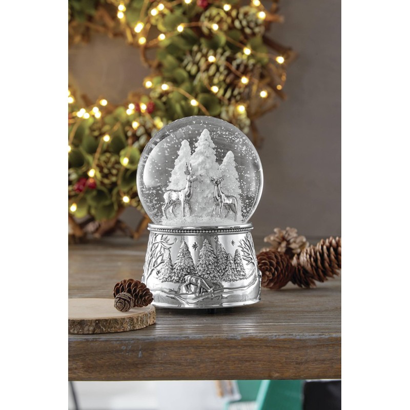 Reed & Barton 867074 North Pole Bound Musical Snow Globe,