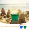 HEMOTON Beach Bucket Sand Bucket Pack of 2 Plastic Buckets