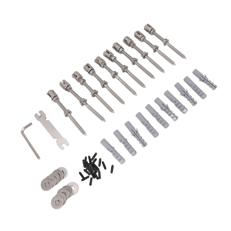 Wire Trellis Stainless Steel Modern Flexible Layout Invisible Strong Load