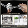 VOOVAO 2 Pcs Potato Masher for Potatoes, Heavy Duty Stainless