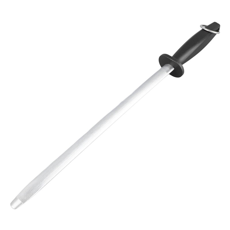 12in High Carbon Steel Hand Held Knife Sharpener Rod Professional