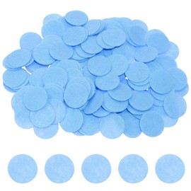 Tupalizy 1 Inch Round Felt Circles Pads for Scentsy Wax Samples Making Sewing Fabric Flower Hair Bows Headbands Accessories Christmas Crafts Crochet Project, 200PCS (Black)