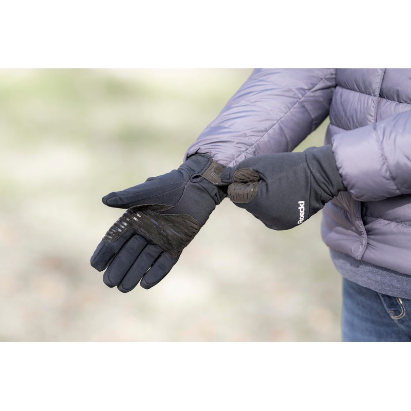 Roeckl Sports Nordheim Outdoor Winter Riding Gloves Black 6.5