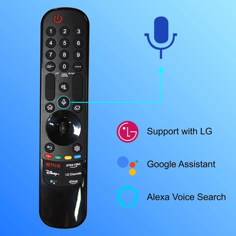 Replacements MR22GA AKB76039902 Magic Voice Remote For LG Smart TV