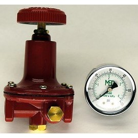 Marshall Excelsior Megr-6120-30 Propane Regulator Adjustable High Pressure Gauge