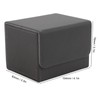 Card Deck Box Magnetic Flap Lid Large Capacity PU Leather