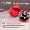 FARBIN 12v Horns for Car Universal Vehicle Horns Loud Dual-Tone