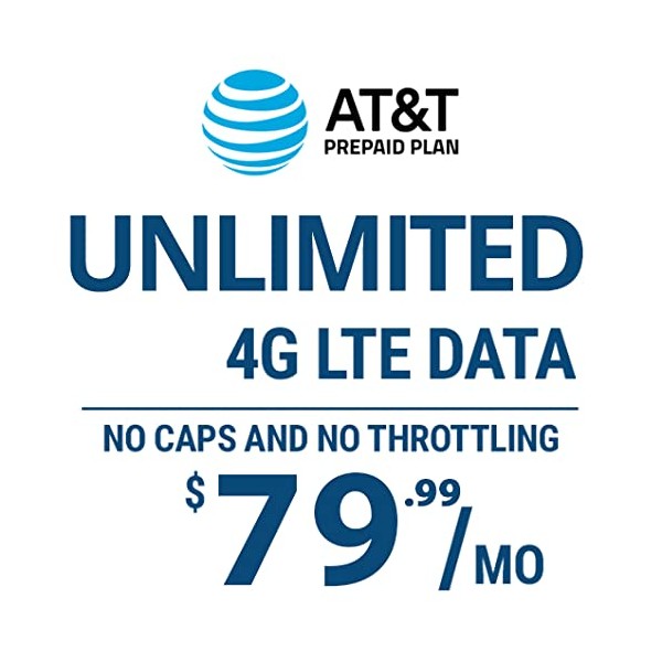 Unlimited AT&T 4G/5G LTE Hotspot Data UNTHROTTLED NO CAPS Truly