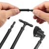 X AUTOHAUX Front Windshield Washer Nozzles Kit with 2 Meters