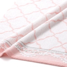 JILL STUART 58-3219250 Bloom Ornament, Towel Gift, Face Towel, 2P Gift, Pink, Boxed, Scala,