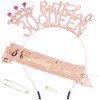 AHONEY 30th Birthday Queen Headbands for Women, 30 Birthday Queen