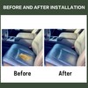 FZJDSD Black Driver Side Bottom Replacement Leather Seat Cover Compatible