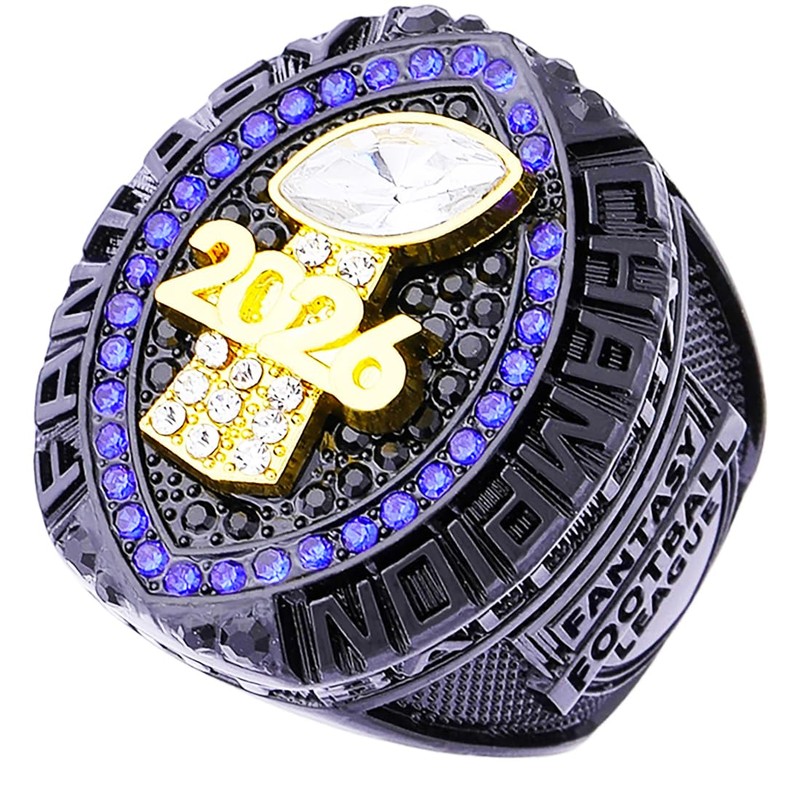 guancrown Fantasy Football Ring 2026 Award Prize Trophy Sports Winner