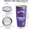 Snowboarding Purple Edition Viking Tumbler 20oz - Black diamond -
