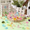 Kklolai 144 Pcs Mini Luminous Resin Animals Tiny Glow in