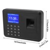 Fingerprint Password Attendance Machine Intelligent Employee Checking in Recorder for