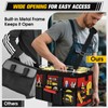 16-Inch Heavy Duty Tool Bag, 19-Pockets Tool Box Organizer, Portable