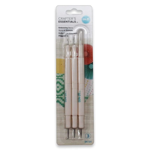 We R Memory Keepers 0633356629214 Basic Tools-Embossing Stylus (3 Piece), Multicolor