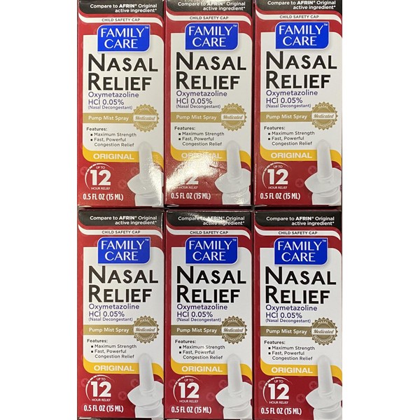 Greenbrier Assured Nasal Relief Spray, 12 Hour Pump Mist Oxymetazoline