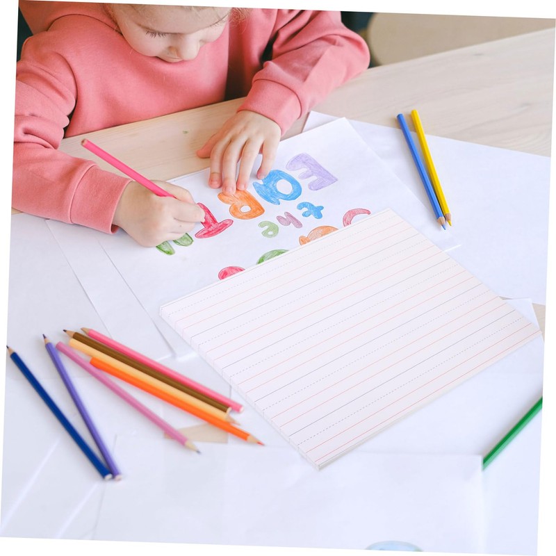 CAXUSD 30Pcs Dry Erase Sentence Strips for Teachers Ruled Cardstock