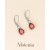 Teardrop Birthstone Dangle Drop Earrings for Women: July Birthstone Jewelry,